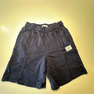 Zara Dark Blue Athletic Shorts
